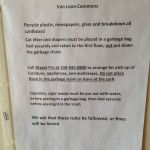 May 17 2015 Trash Rules Posted